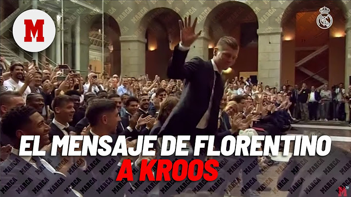 El sentido agradecimiento de Florentino Pérez a Kroos... y una ovación para el recuerdo I MARCA