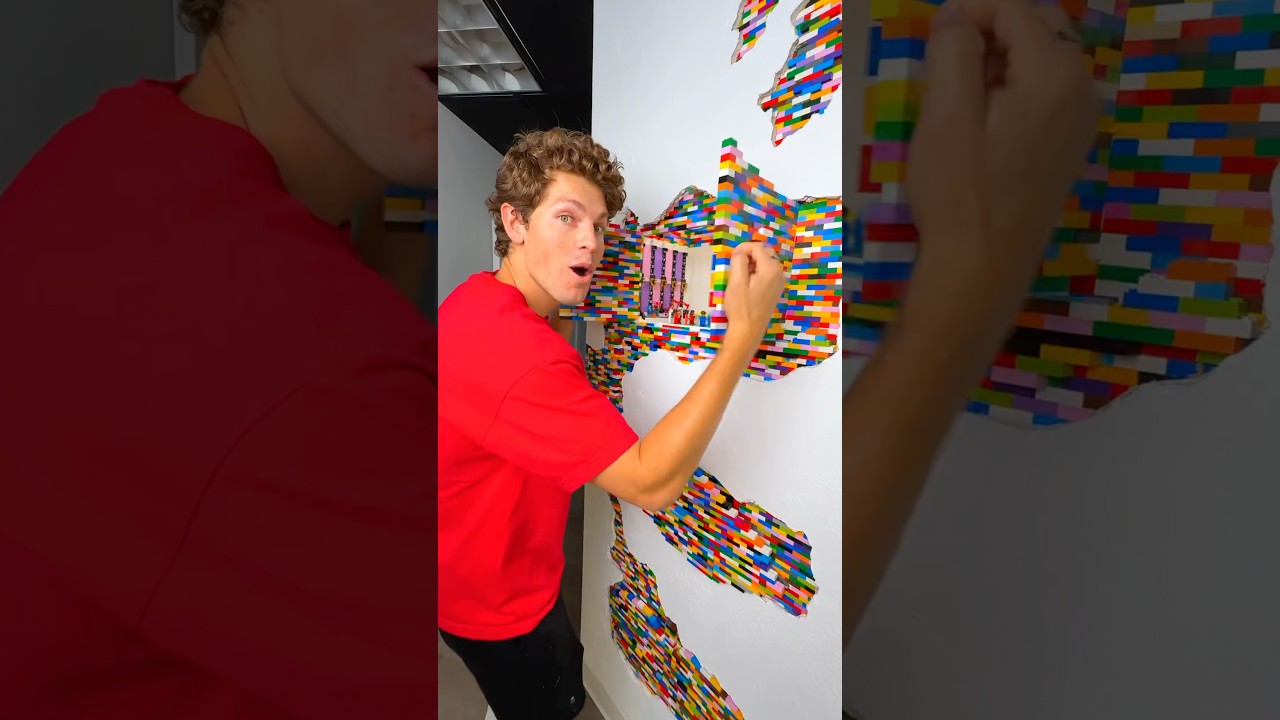 I Built 3 SECRET Rooms Using LEGO Bricks! #AD