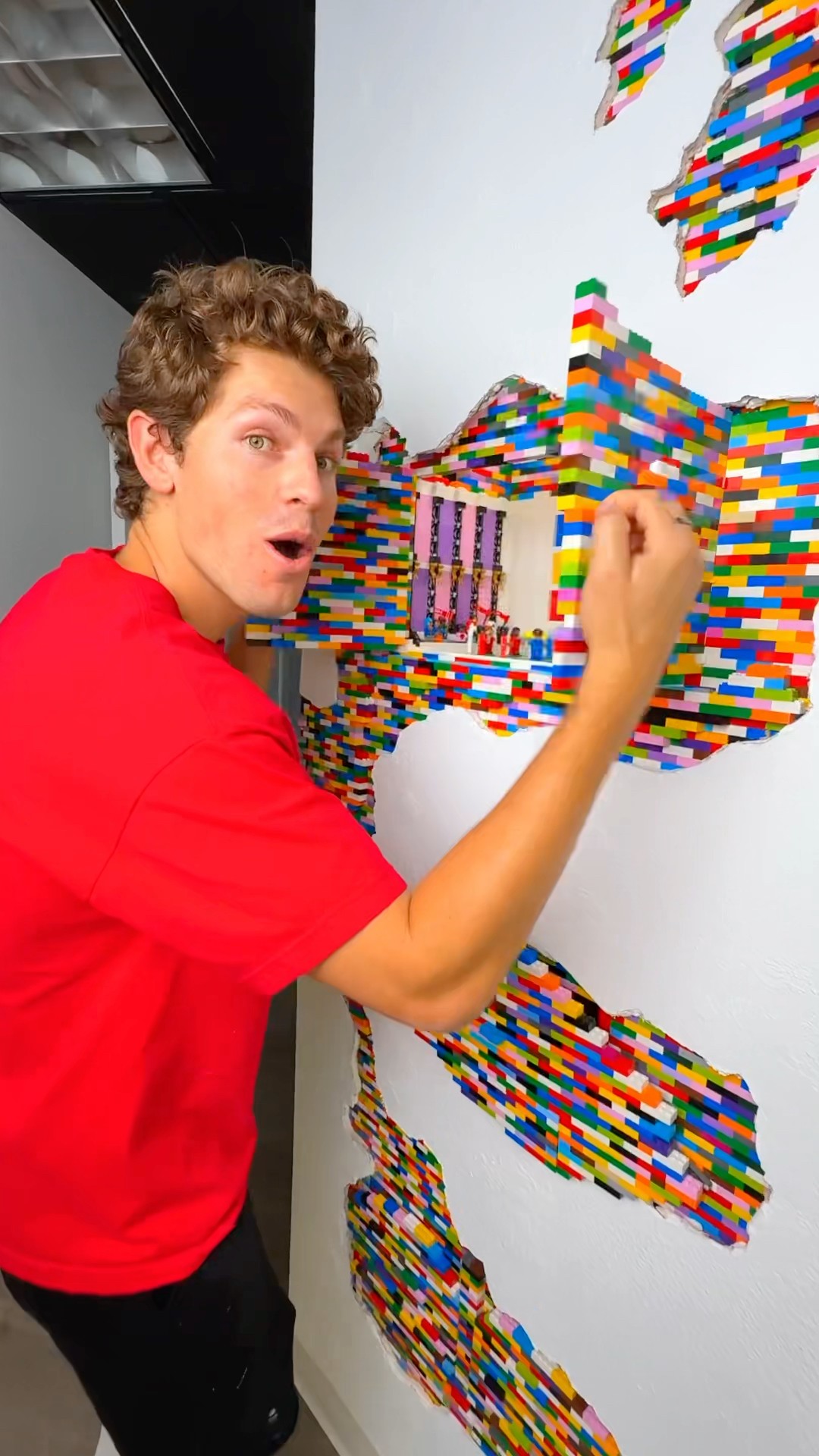 I Built 3 SECRET Rooms Using LEGO Bricks! #AD