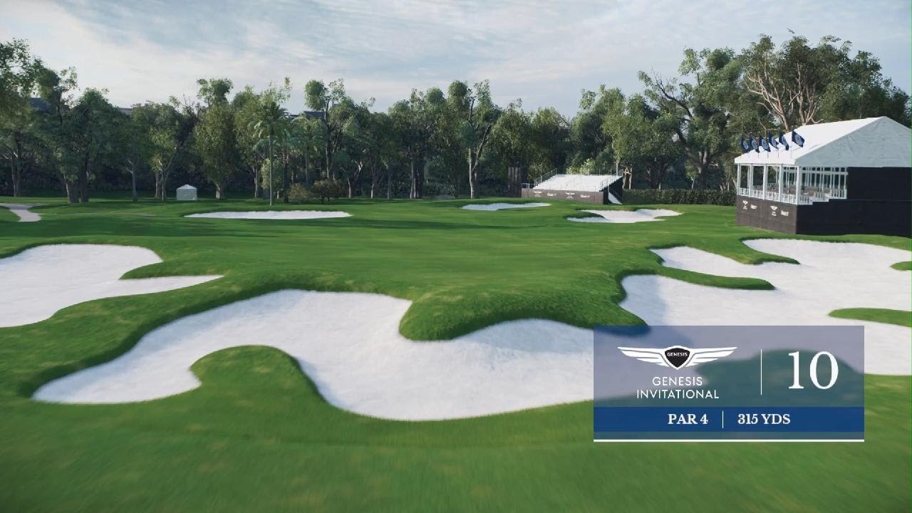 PGA Tour Career Mode 3rd Round At Riviera Country Club Back 9