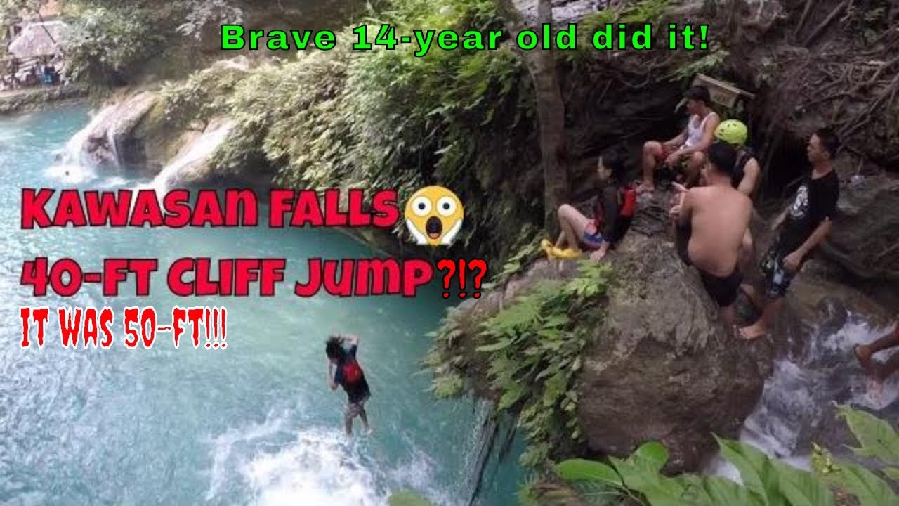 Kawasan Falls Cliff Jumping & Canyoneering Video Highest Jump! 💪💪💪