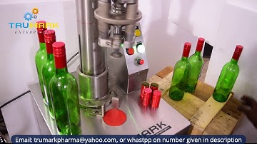 Wine bottle ROPP cap sealing machine