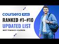 Finance Courses on Coursera Ranked (Top Picks 2026)