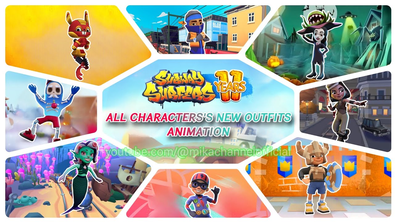 Subway Surfers 2023 All Characters's New Outfits ANIMATION - OFFICIAL