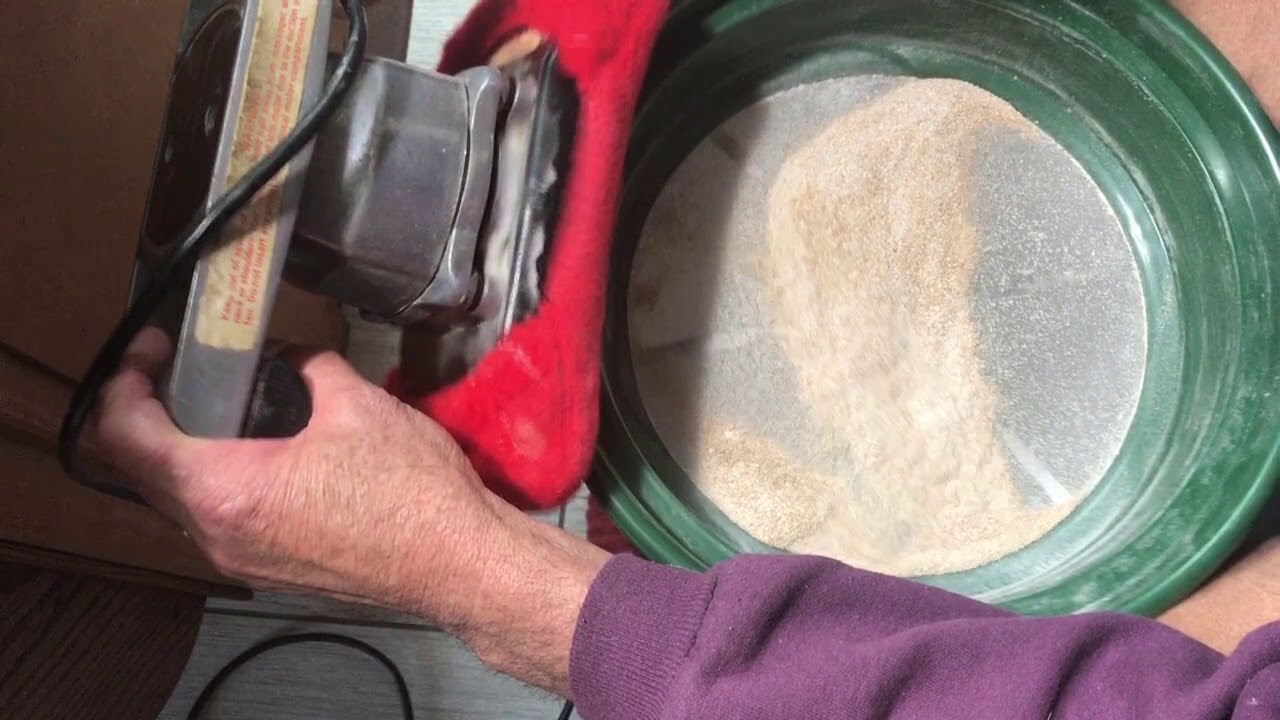 Sifting Bread Flour with a home made shaker