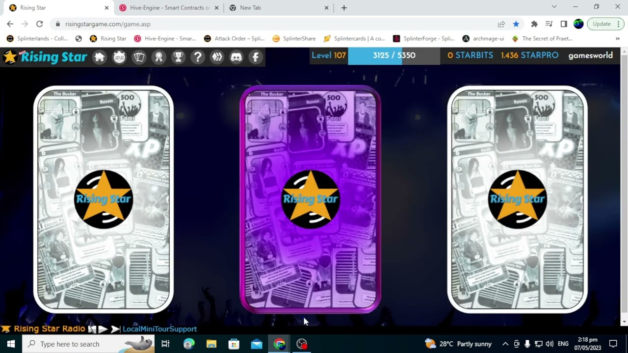 RisingStar Packs Opening.