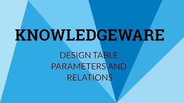Design table in CATIA explained (parameters, relations and design table explained in detail)