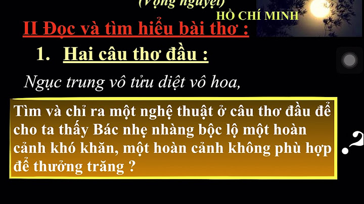 Soạn bài ngắm trăng lớp 8 tập 2