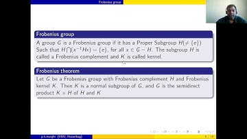 Pankaj Kumar Manjhi, “Mutually Orthogonal Latin squares and Frobenius Group”