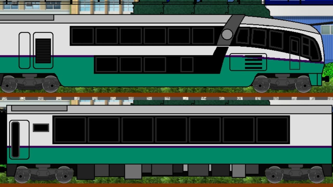 JR East 251 Super View Odoriko Train (Train Animation Japan)