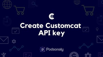 How to connect Customcat API Key for Auto-fulfillment in Podsonaly | PODSONALY TUTORIAL 2/9