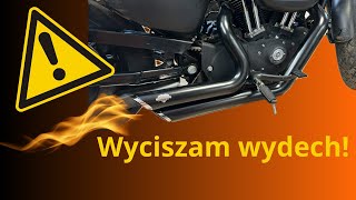 Wyciszam wydech w Harleyu