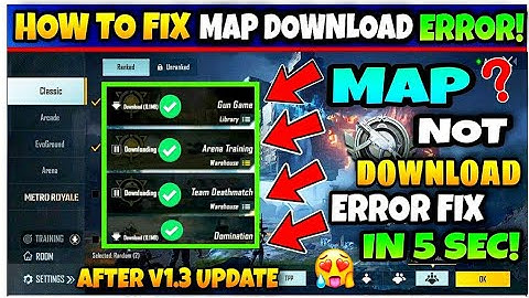 NeW Trick😍 PubG MOBILE MAP DOWNLOAD ERROR [Download nan] PROBLEM🔥HOW TO FIX PUBG MAP NOT DOWNLOAD