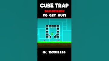 Geometry Dash: Cube Trap 😱 #shorts