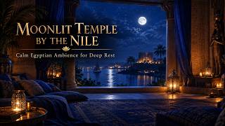 Moonlit Temple by the Nile 🌙 Calm Egyptian Ambience for Deep Rest screenshot 3