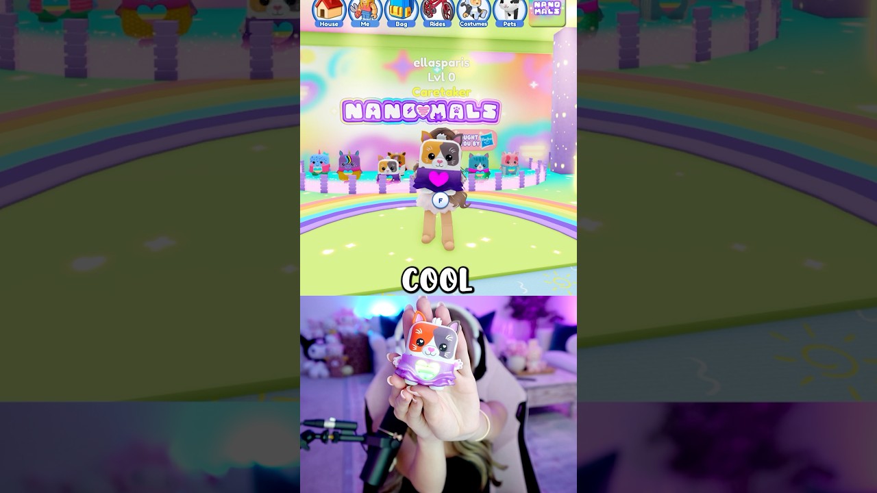 I Adopted a Pet in ROBLOX & IRL!  #Nanomals #Ad