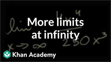 Limits at infinity of quotients (Part 2) | Limits and continuity | AP Calculus AB | Khan Academy