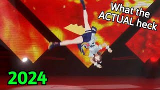 Korone Does a NOHAND Flip (Aerial) for Hololive 5th Fes + Advent's Reactions [2024]