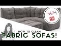 How to clean fabric sofas  my new ambient lounge sofa 