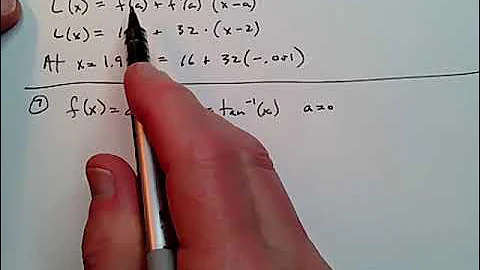 Linear approximations and hyperbolic functions homework