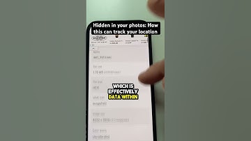 Did you know photos show someone’s location??