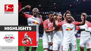 RB Leipzig - 1. FC Köln 6-0 | Highlights | Matchday 9 – Bundesliga 2023/24