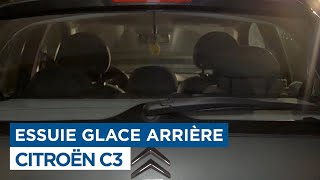 Changer le balais d'essuie glace arrière - Citroën C3