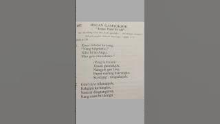 Jisuan Gamtokjok || A.chikni Ringani Git No.102||Hymn song||