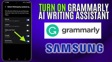 How to Turn ON Grammarly AI Writing Assistant on Samsung Galaxy Phone