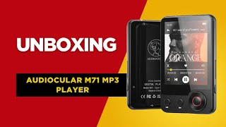 AUDIOCULAR M71 MP3 MUSIC PLAYER UNBOXING