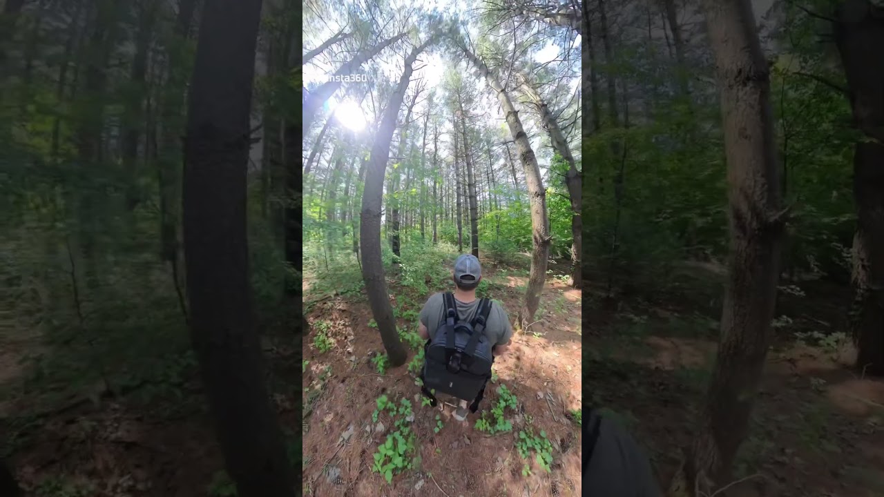 🎥 Insta360 third person backpack mount for X5 can capture unique perspectives while hiking or biking — Video review, click xem trên YouTube
