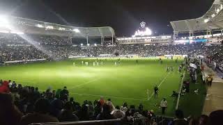 Lightshow Before 2nd Half Starts, LA Galaxy 3-30-2024