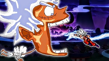 Luffy Oni V3 OP (all form) (New) VS Goku DBS V3.5 OP (all form) in Jump Force Mugen