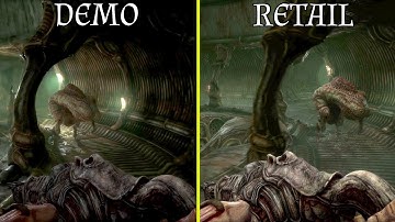 Scorn Demo vs Retail Xbox Series X Graphics Comparison Widescreen