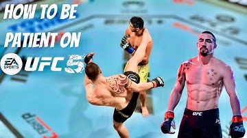 How To Be A Patient Striker On UFC 5