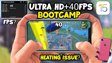 IPHONE XR iOS 15.5 BGMI/PUBG ULTRA HD+40FPS BOOTCAMP TEST WITH FPS METER🔥| IPHONE XR HEATING FIXED?
