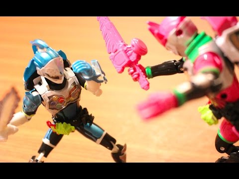 masked rider saban LVUR02 仮面ライダーブレイブVSエグゼイド クエストゲーマーver 仮面ライダーエグゼイド ストップモーション kamen rider ex-aid stop motion