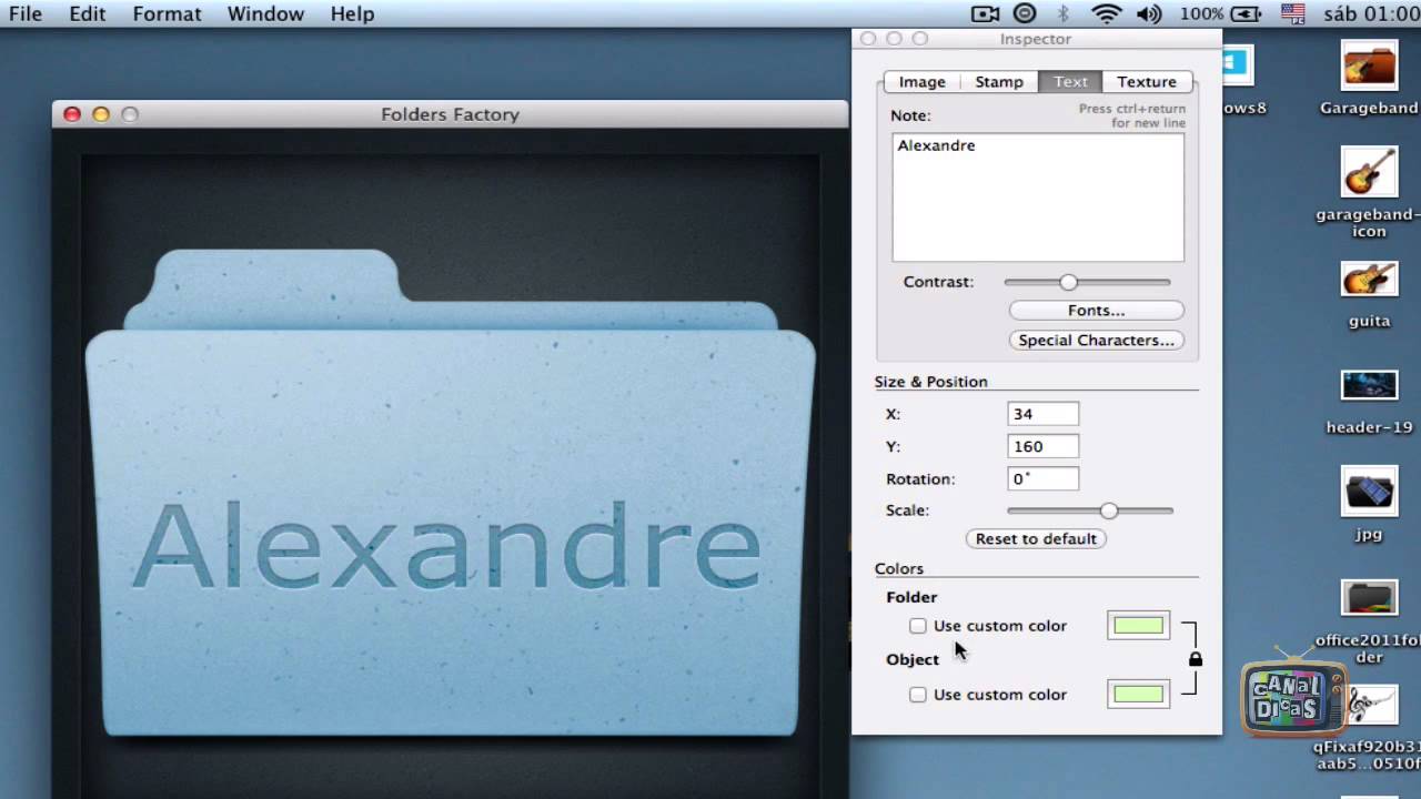 Como personalizar as pastas do seu MAC com qualquer cor, texto ou imagem que quiser