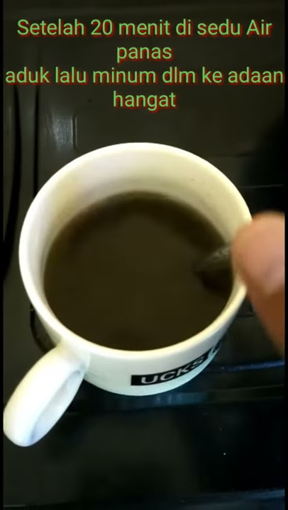 Cara seduh dan minum bioNerve herbal.