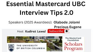 Interview Preparation with UBC Scholars
