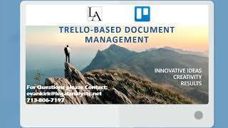 Legal Analysts - What We Do
