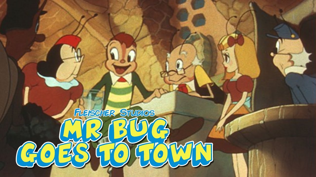 Mr town. Mr. Bug goes to Town 1941. Приключения жука Хоппити. Mr Bug goes to Town.