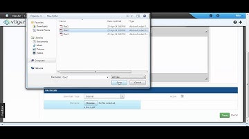 vTiger CRM attach Multiple Files to One Document: