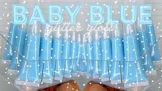 HOW TO MAKE A BABY BLUE GLITTER LIPGLOSS (CHRISTMAS THEMED) Wealth