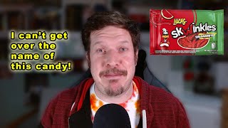 They're called SKWINKLES! Candy review and reaction