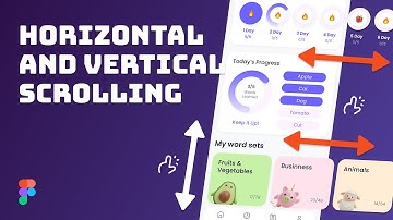 Horizontale en verticale scroll maken in Figma | Figma voor beginners