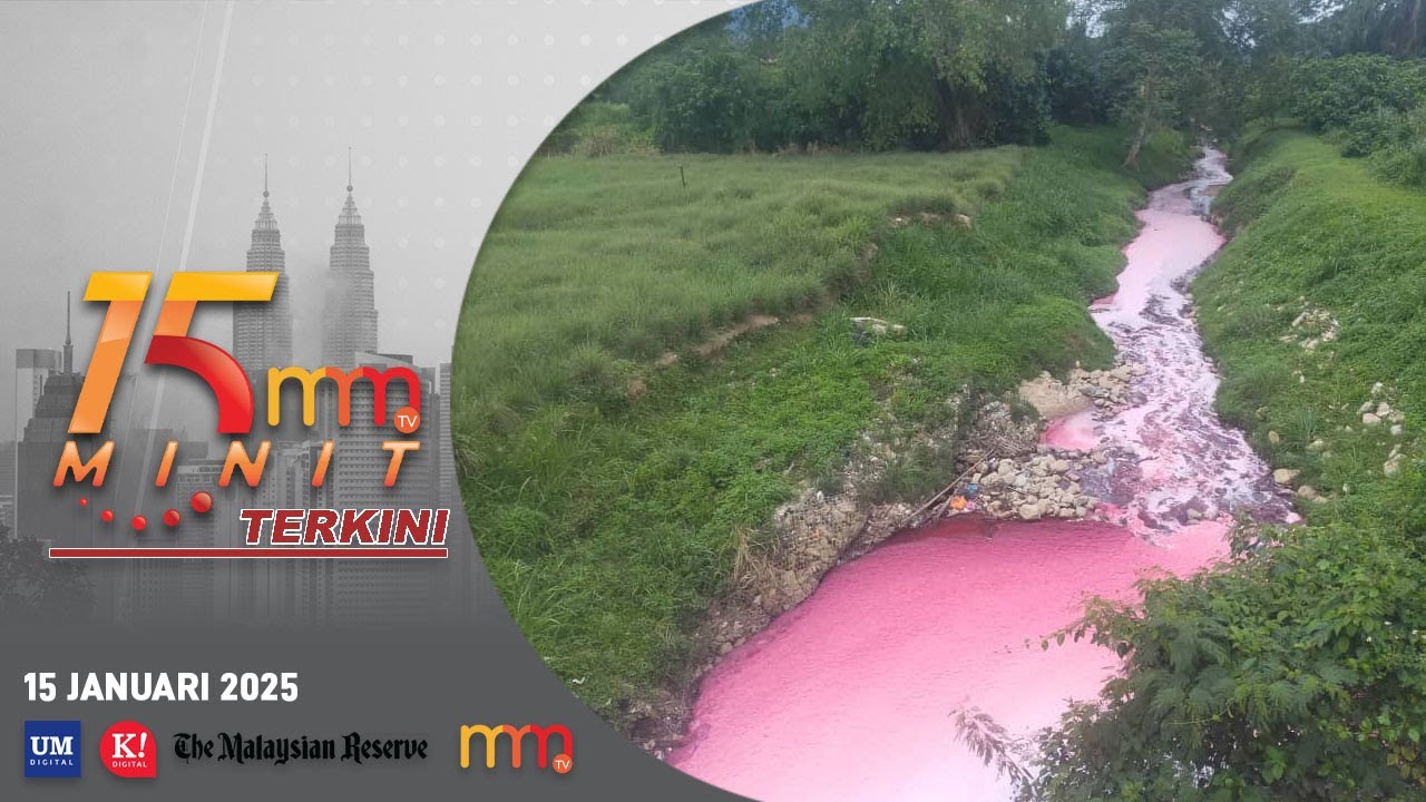 Kilang kitar semula punca air sungai jadi merah jambu | 15 MINIT MMTV ...