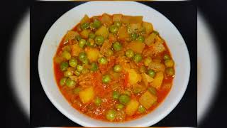 Alu,Chanahring tui taka siamdan/ EASY METHOD Potato & Green peas curry/ Mizo  eisiam screenshot 5