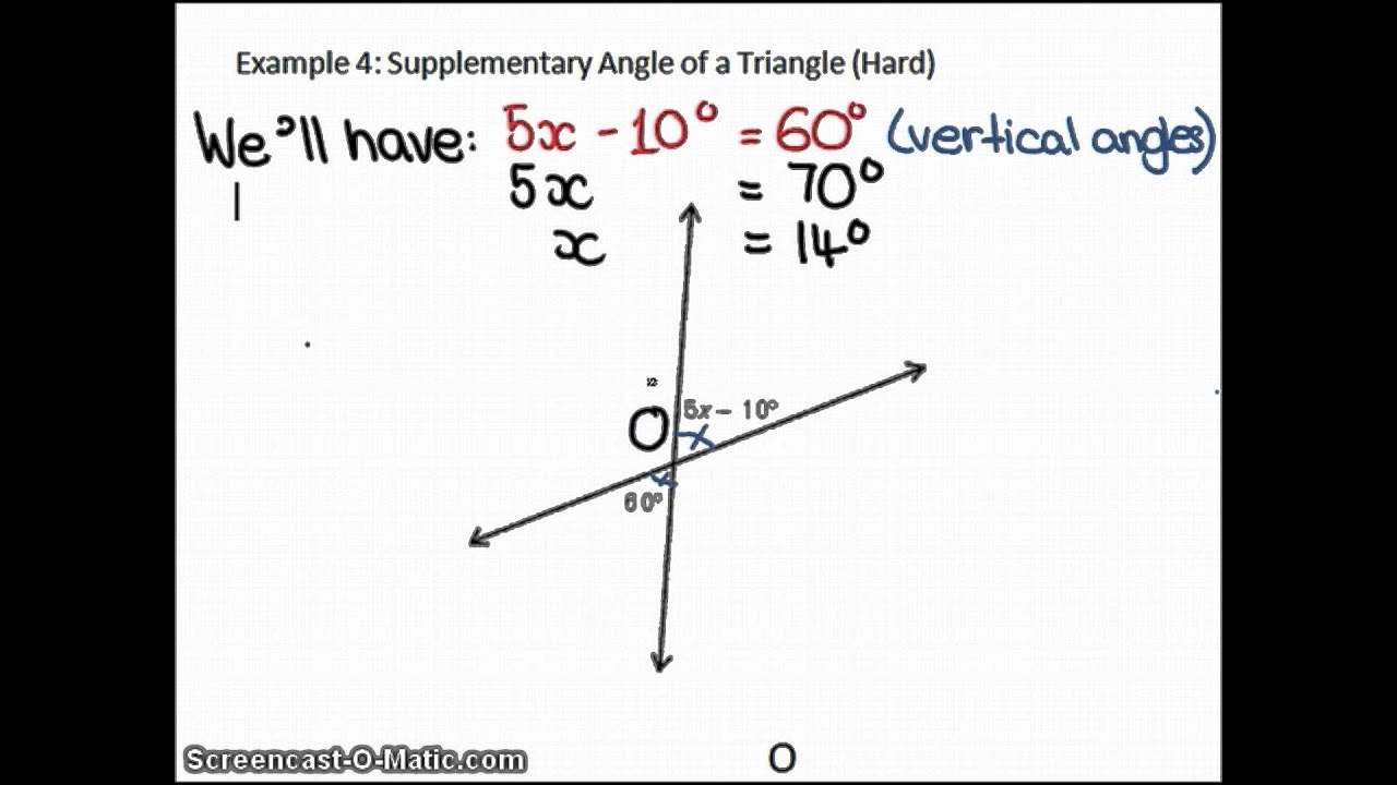 Use Supplement Complement And Interior Angles To Solve For Unknown use-supplement-complement-and-interior-angles-to-solve-for-unknown