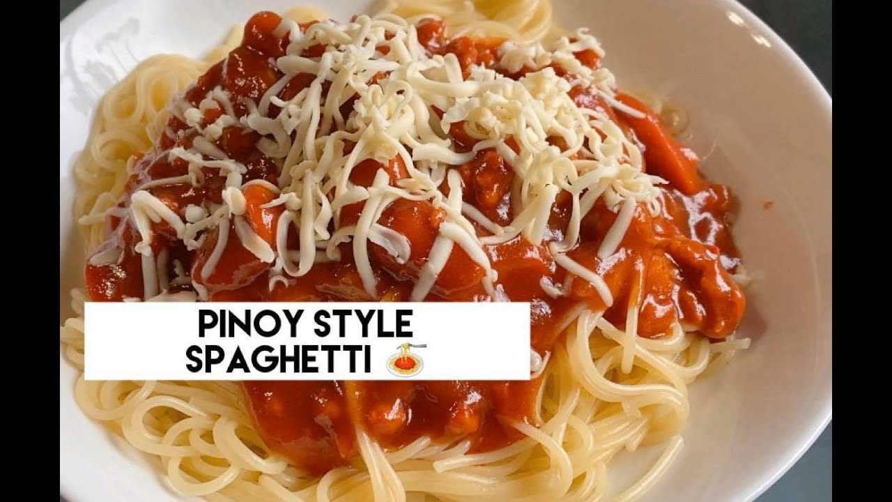 SPAGHETTI pinoy style YouTube